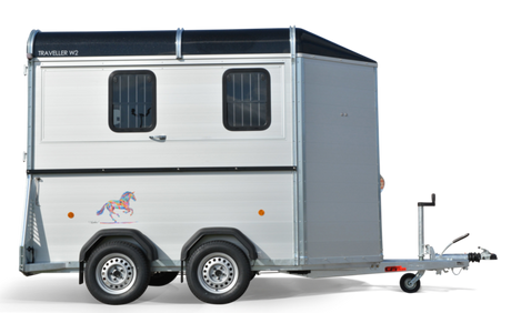 Böckmann Pferdeanhänger Traveller W 2 Big SK 357x200 cm — 2 Achsen, gebremst