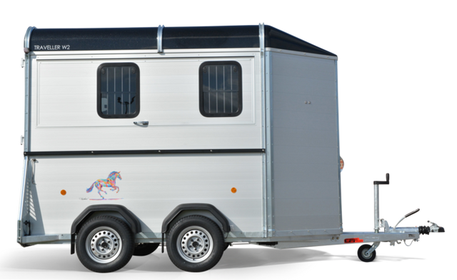 Böckmann Pferdeanhänger Traveller W 2 Big SK 357x200 cm — 2 Achsen, gebremst
