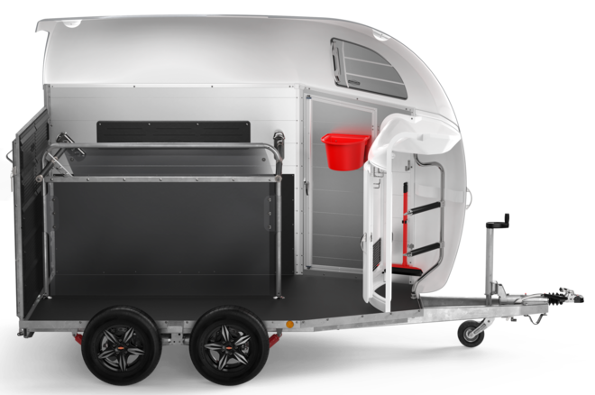 Böckmann Pferdeanhänger Big Champion E -WCF- 356x175 cm — 2 Achsen, gebremst