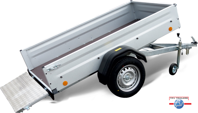 Böckmann Maschinentransporter RK-EU3-K Profi 244x124 cm — 1 Achse, ungebremst