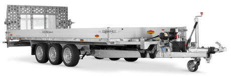 Böckmann Maschinentransporter MH-AL 5021/35 T 500x210 cm — 3 Achsen, gebremst