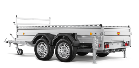 Böckmann Tieflader TL-AL 3015/27 AU 302x150 cm — 2 Achsen, gebremst