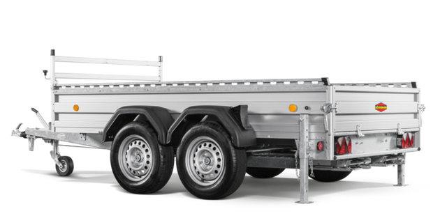 Böckmann Tieflader TL-AL 3015/27 AU 302x150 cm — 2 Achsen, gebremst