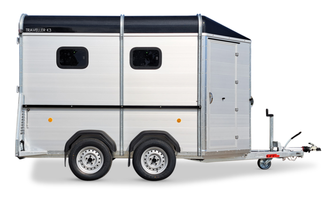 Böckmann Pferdeanhänger Traveller K 3 Big SK 357x200 cm — 2 Achsen, gebremst