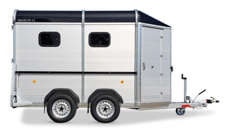 Böckmann Pferdeanhänger Traveller K 3 Big SK 357x200 cm — 2 Achsen, gebremst