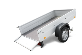 Böckmann Tieflader KD-EU3 244x124 cm — 1 Achse, ungebremst