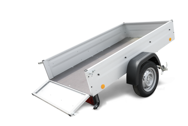 Böckmann Tieflader KD-EU3 244x124 cm — 1 Achse, ungebremst