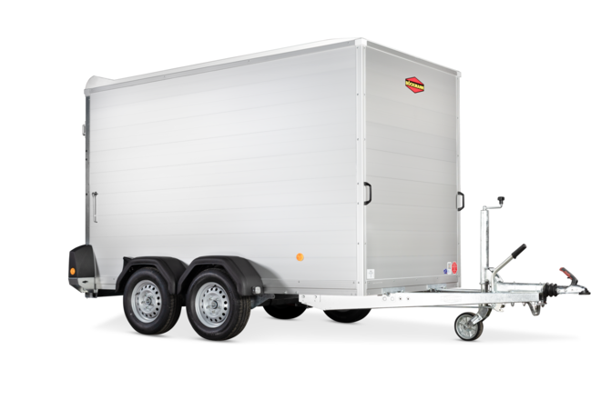Böckmann Kofferanhänger KT-AL 3015/27 M 301x152 cm — 2 Achsen, gebremst