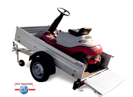 Böckmann Maschinentransporter RK-EU3-K Profi 244x124 cm — 1 Achse, ungebremst