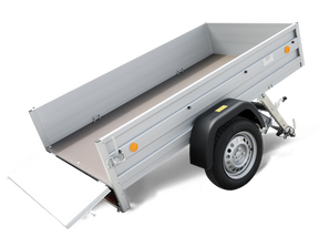 Böckmann Tieflader KD-EU2010/75 AL 203x108 cm — 1 Achse, ungebremst
