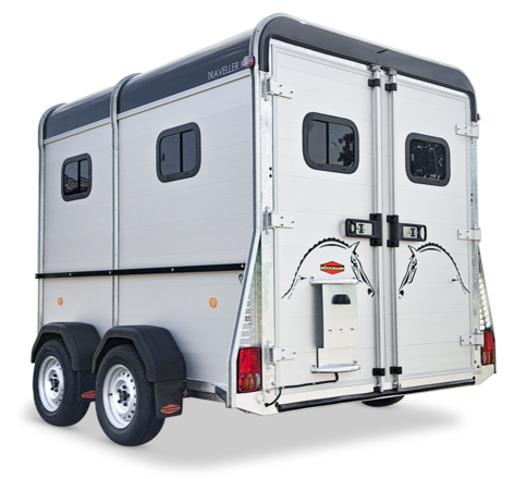 Böckmann Pferdeanhänger Traveller K 3 Big SK 357x200 cm — 2 Achsen, gebremst