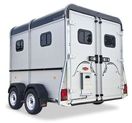 Böckmann Pferdeanhänger Traveller K 3 Big SK 357x200 cm — 2 Achsen, gebremst