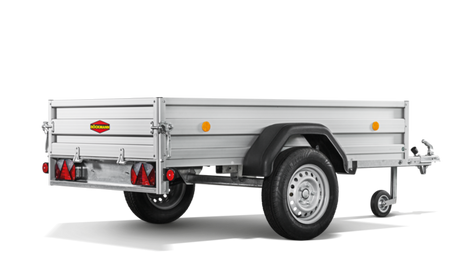 Böckmann Tieflader TL-AL 2515/135 252x150 cm — 1 Achse, gebremst