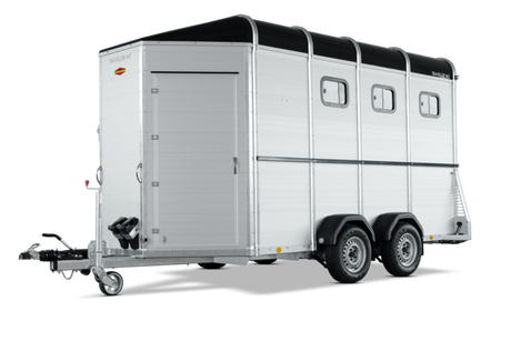 Böckmann Pferdeanhänger Traveller W 3 Big SK 458x200 cm — 2 Achsen, gebremst