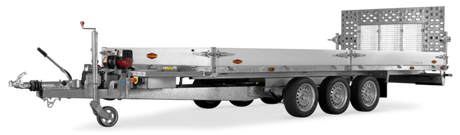 Böckmann Maschinentransporter MH-AL 5021/35 T 500x210 cm — 3 Achsen, gebremst