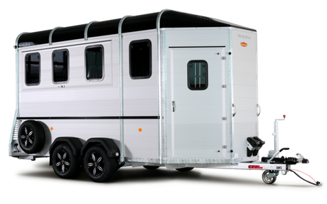 Böckmann Pferdeanhänger Traveller K 4 Big SK 458x200 cm — 2 Achsen, gebremst