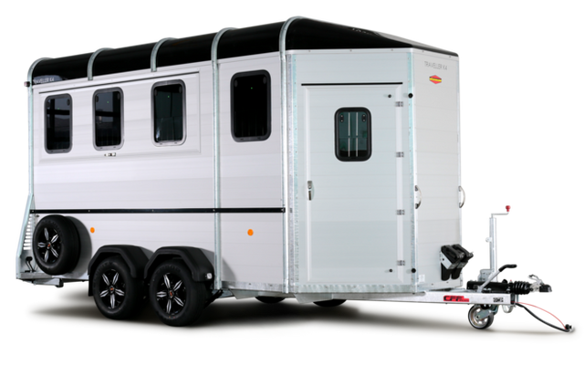 Böckmann Pferdeanhänger Traveller K 4 Big SK 458x200 cm — 2 Achsen, gebremst