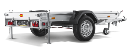 Böckmann Bootsanhänger UT-AL 2515/75 252x150 cm — 1 Achse, ungebremst