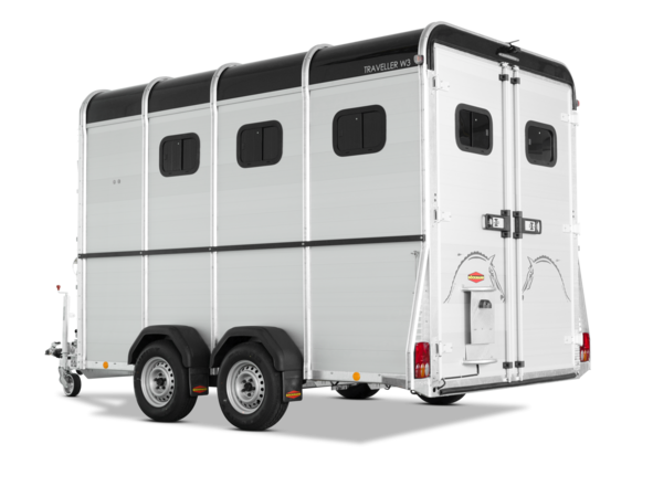 Böckmann Pferdeanhänger Traveller W 3 Big SK 458x200 cm — 2 Achsen, gebremst