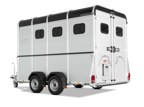 Böckmann Pferdeanhänger Traveller W 3 Big SK 458x200 cm — 2 Achsen, gebremst