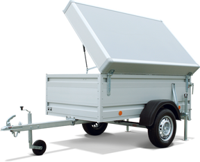 Böckmann Tieflader TL-AL 2111/75 DB 210x111 cm — 1 Achse, ungebremst