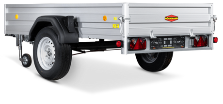 Böckmann Tieflader TL-AL 2111/135 210x111 cm — 1 Achse, gebremst