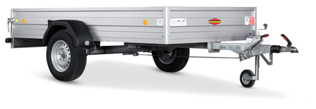 Böckmann Tieflader TL-AL 3015/135 302x150 cm — 1 Achse, gebremst