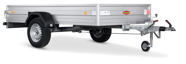Böckmann Tieflader TL-AL 3015/135 302x150 cm — 1 Achse, gebremst