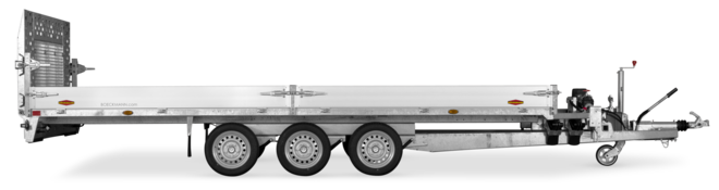 Böckmann Maschinentransporter MH-AL 5021/35 T 500x210 cm — 3 Achsen, gebremst