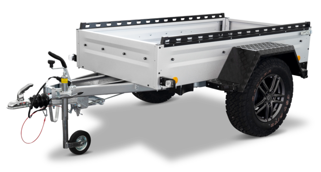 Böckmann Tieflader TL-EB3 Offroad 244x124 cm — 1 Achse, gebremst