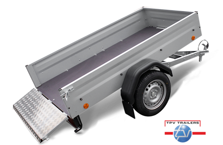 Böckmann Maschinentransporter RK-EU3-K Light 244x124 cm — 1 Achse, ungebremst