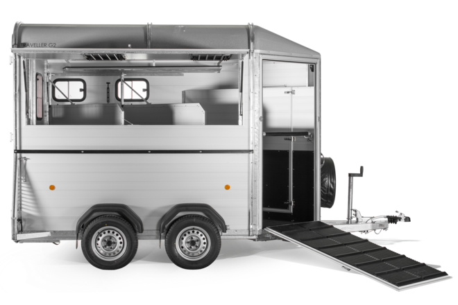 Böckmann Pferdeanhänger Traveller G 2 357x200 cm — 2 Achsen, gebremst