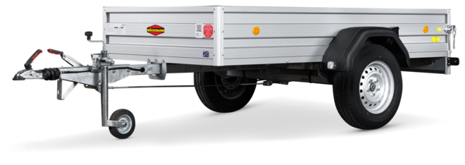 Böckmann Tieflader TL-AL 2515/15 252x150 cm — 1 Achse, gebremst