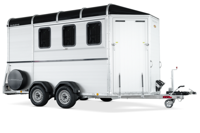 Böckmann Pferdeanhänger Traveller W 3 Big SK 458x200 cm — 2 Achsen, gebremst