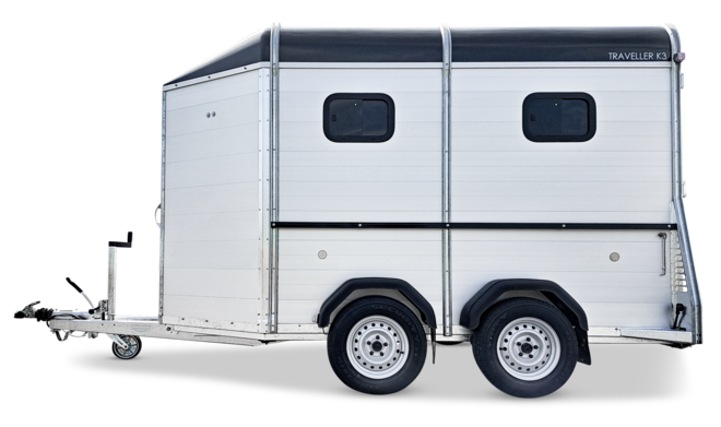 Böckmann Pferdeanhänger Traveller K 3 Big SK 357x200 cm — 2 Achsen, gebremst