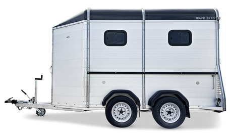Böckmann Pferdeanhänger Traveller K 3 Big SK 357x200 cm — 2 Achsen, gebremst