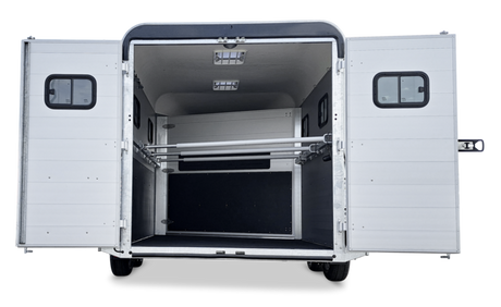 Böckmann Pferdeanhänger Traveller K 3 Big SK 357x200 cm — 2 Achsen, gebremst