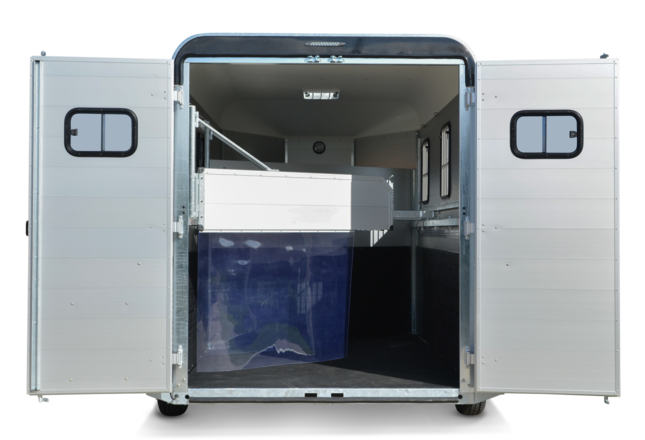 Böckmann Pferdeanhänger Traveller W 2 Big SK 357x200 cm — 2 Achsen, gebremst