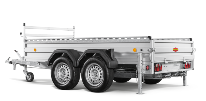 Böckmann Tieflader TL-AL 3015/20 AU 302x150 cm — 2 Achsen, gebremst