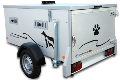 Böckmann Kofferanhänger Hundeanhänger HT-EU2/3 Dog3 Plus 203x124 cm — 1 Achse, ungebremst