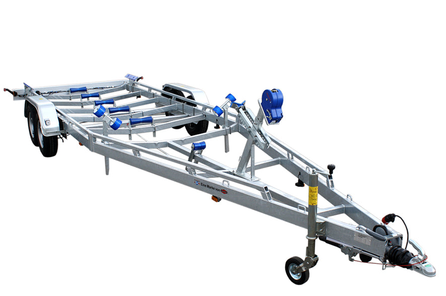 TPV Bootsanhänger BA 3500-L/R 852x206 cm — 2 Achsen, gebremst