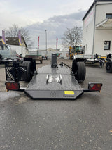 Balhanger Moto-1 Black Edition Motorradanhänger 750 kg — 1 Achse, ungebremst, hydraulisch absenkbar