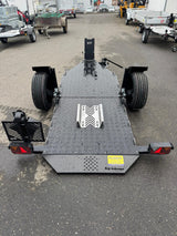 Balhanger Moto-1 Black Edition Motorradanhänger 750 kg — 1 Achse, ungebremst, hydraulisch absenkbar