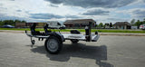 Balhanger Moto-2 Motorradanhänger 750 kg — 1 Achse, ungebremst, hydraulisch absenkbar