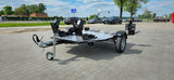 Balhanger Moto-2 Motorradanhänger 750 kg — 1 Achse, ungebremst, hydraulisch absenkbar