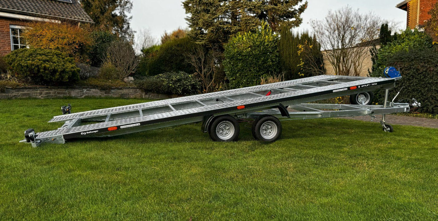 Balhanger Optilift 2745 Autotransporter 450x216 cm — 2 Achsen, gebremst, absenkbar