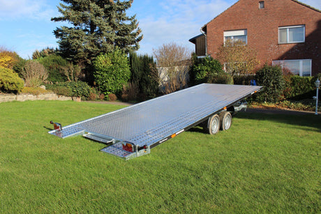 Balhanger Optilift 3555 Autotransporter 550x216 cm — 2 Achsen, gebremst, hydraulisch kippbar