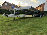 Balhanger TrimaX 3555 Autotransporter 550x216 cm — 3 Achsen, gebremst, hydraulisch kippbar
