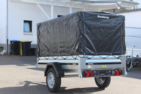 Brenderup 1205 SUB 750 Kippi 203x116 cm — 1 Achse, ungebremst, kippbar · inkl. Plane & Spriegel