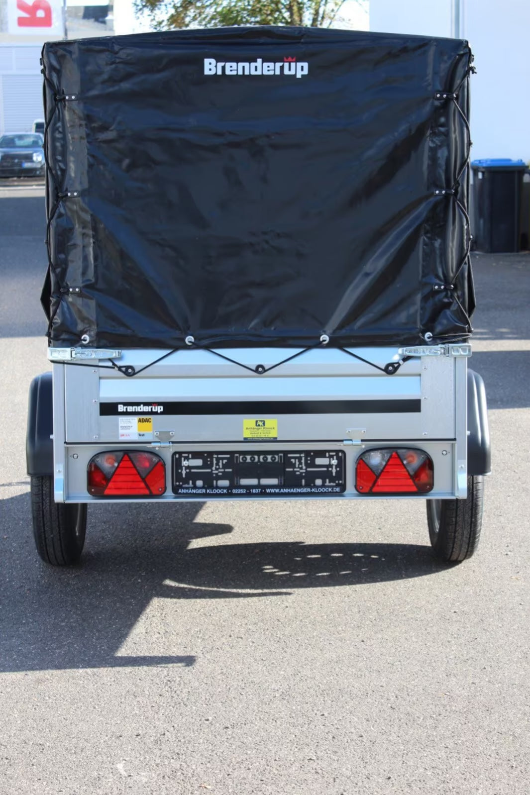 Brenderup 1205 SUB 750 Kippi 203x116 cm — 1 Achse, ungebremst, kippbar · inkl. Plane & Spriegel